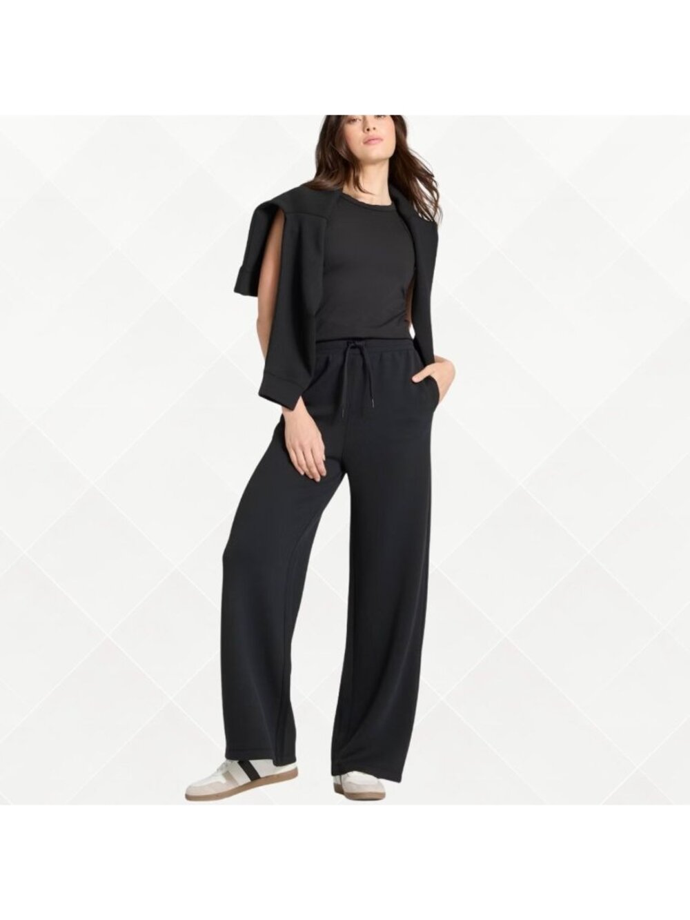 All in Motion Ribbed Sweatpants • Size S • NWT • Wide Leg • WAW-100119